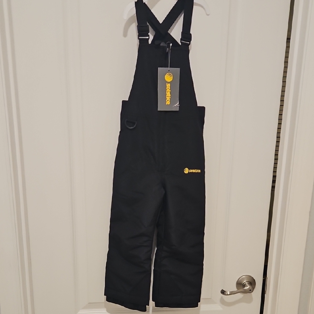 Solstice Black Snow Bib Pants Size 2T